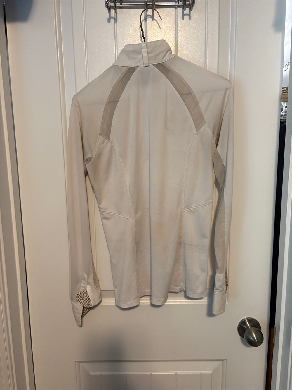 Ariat Cream Long-Sleeve Quarter Zip Performance Top - Picture 2 of 6
